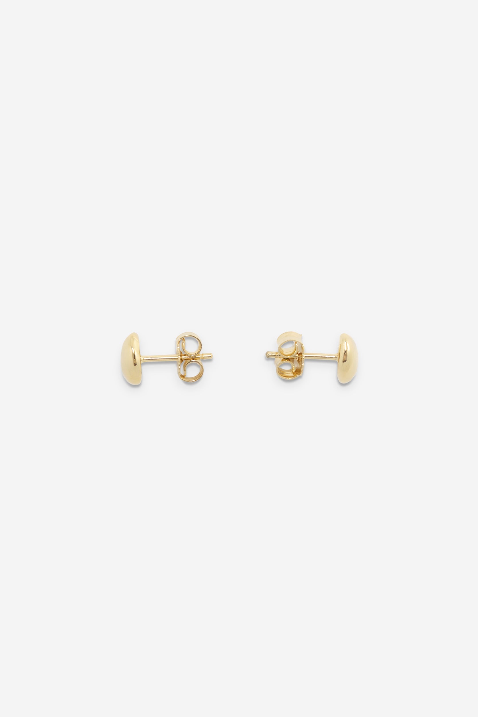 Nina Gordon Figure Studs XSMALL in Gold - styled look