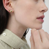 Nina Gordon Figure Studs XSMALL in Gold - outfit inspiration