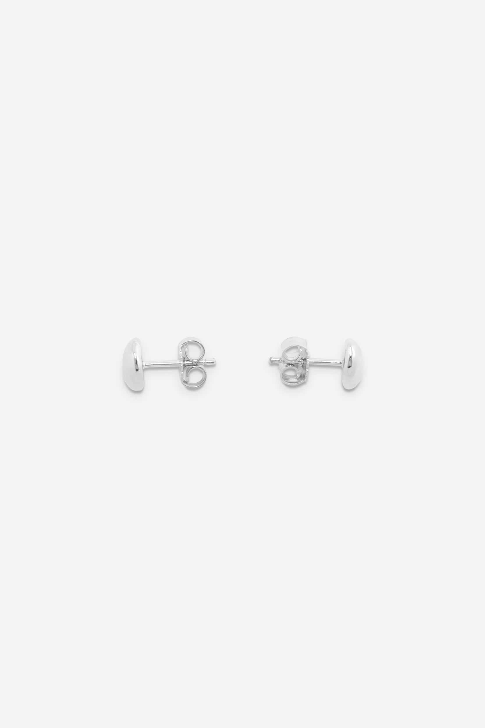 Nina Gordon Figure Studs XSMALL in Silver - detail view