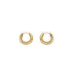 Nina Gordon Low Beam Hoops SMALL in Gold