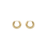 Nina Gordon Low Beam Hoops SMALL in Gold