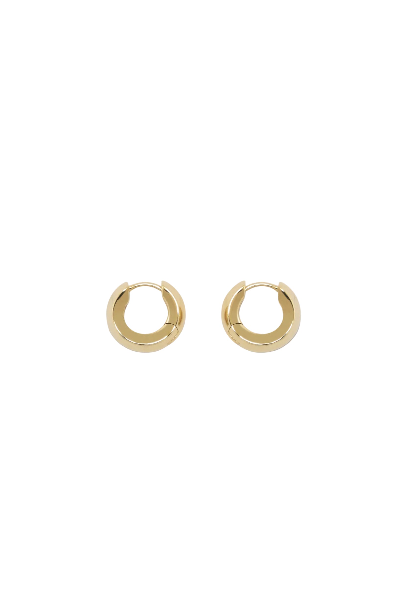 Nina Gordon Low Beam Hoops SMALL in Gold