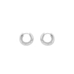 Nina Gordon Low Beam Hoops SMALL in Silver