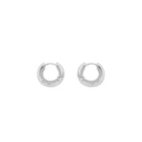 Nina Gordon Low Beam Hoops SMALL in Silver