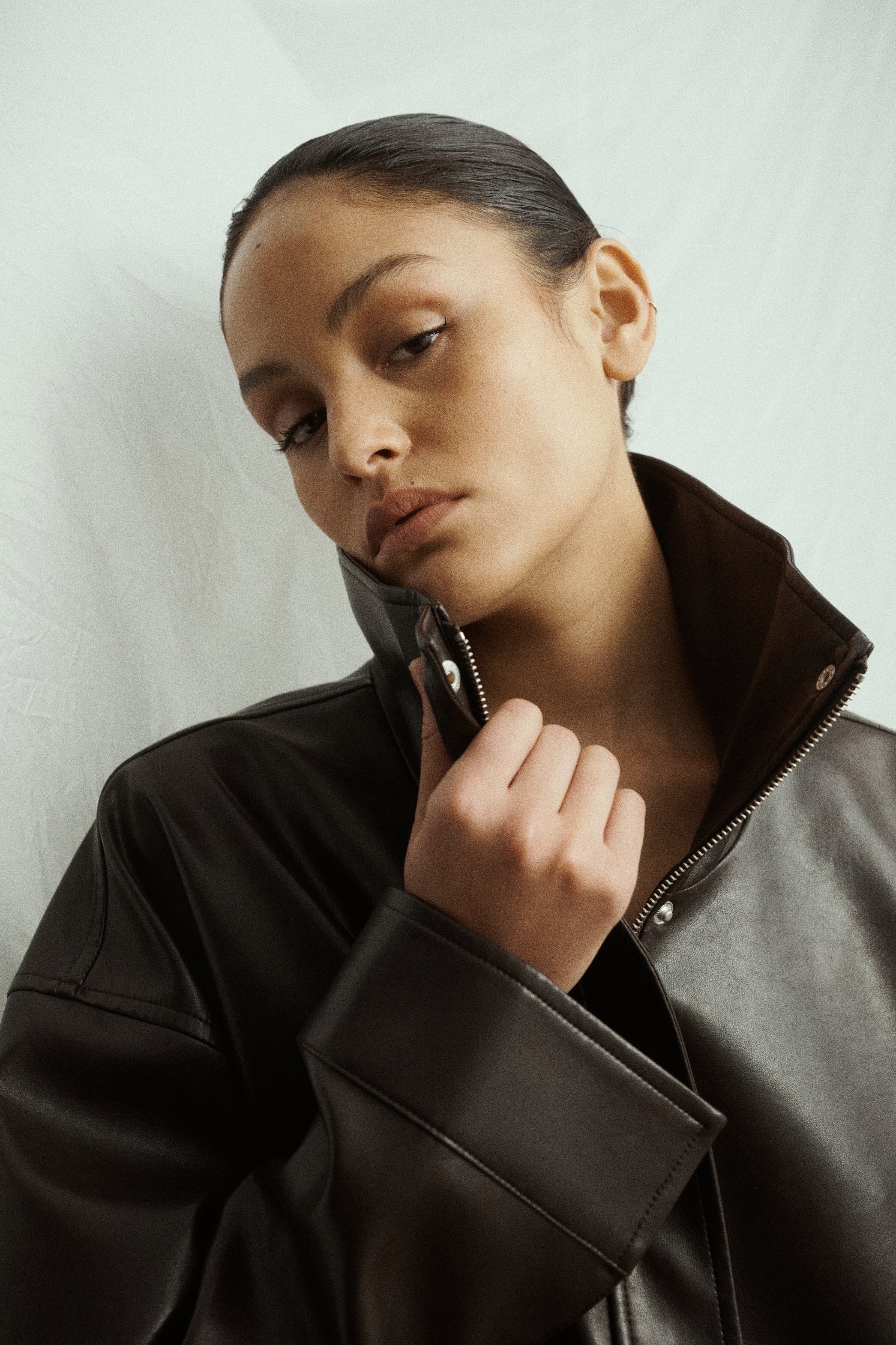 One of Others Ares Bomber in Espresso - outfit inspiration