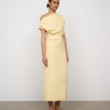 One of Others Pallas Midi Dress in Limon
