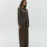 One of Others Porter Pant in Cocoa - side view