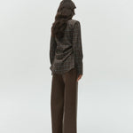 One of Others Porter Pant in Cocoa - detail view