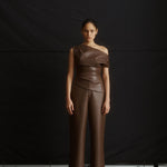 One of Others Porter Pant in Cocoa - styled look