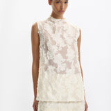 One of Others Heather Top in Vanilla