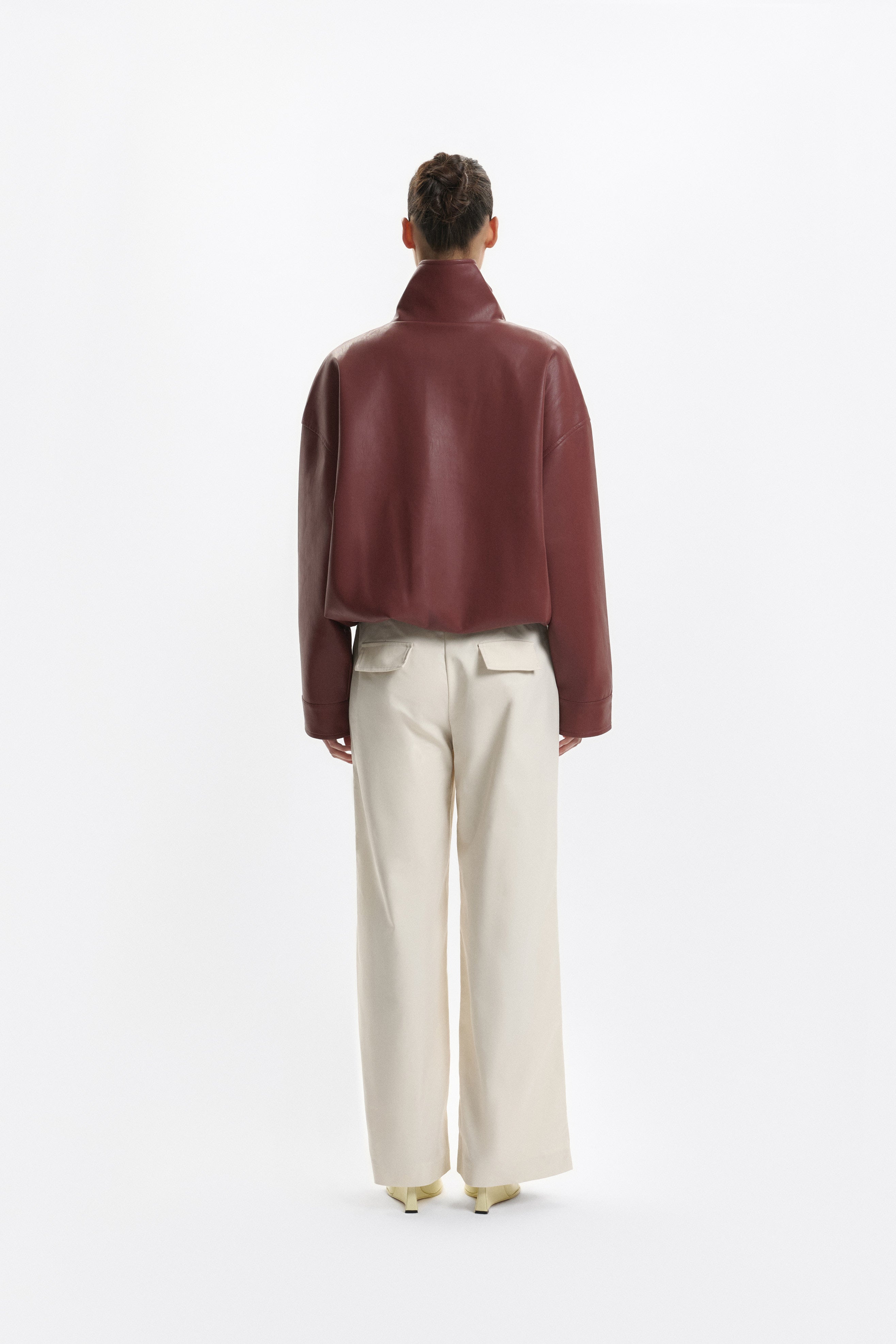 One Of Others Pedro Pant in Ecru - styled look