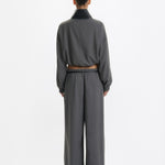 One Of Others Tove Bomber in Charcoal and Black - outfit inspiration