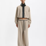One of Others Tove Bomber in Sage and Black