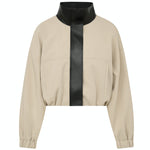 One of Others Tove Bomber in Sage and Black