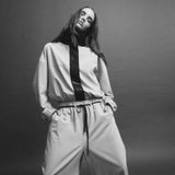 One of Others Tove Bomber in Sage and Black