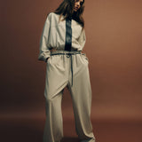 One of Others Tove Bomber in Sage and Black