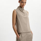One of Others Juna Pant in Hazel Pinstripe