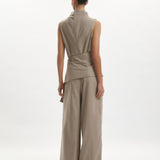 One of Others Juna Top in Hazel Pinstripe