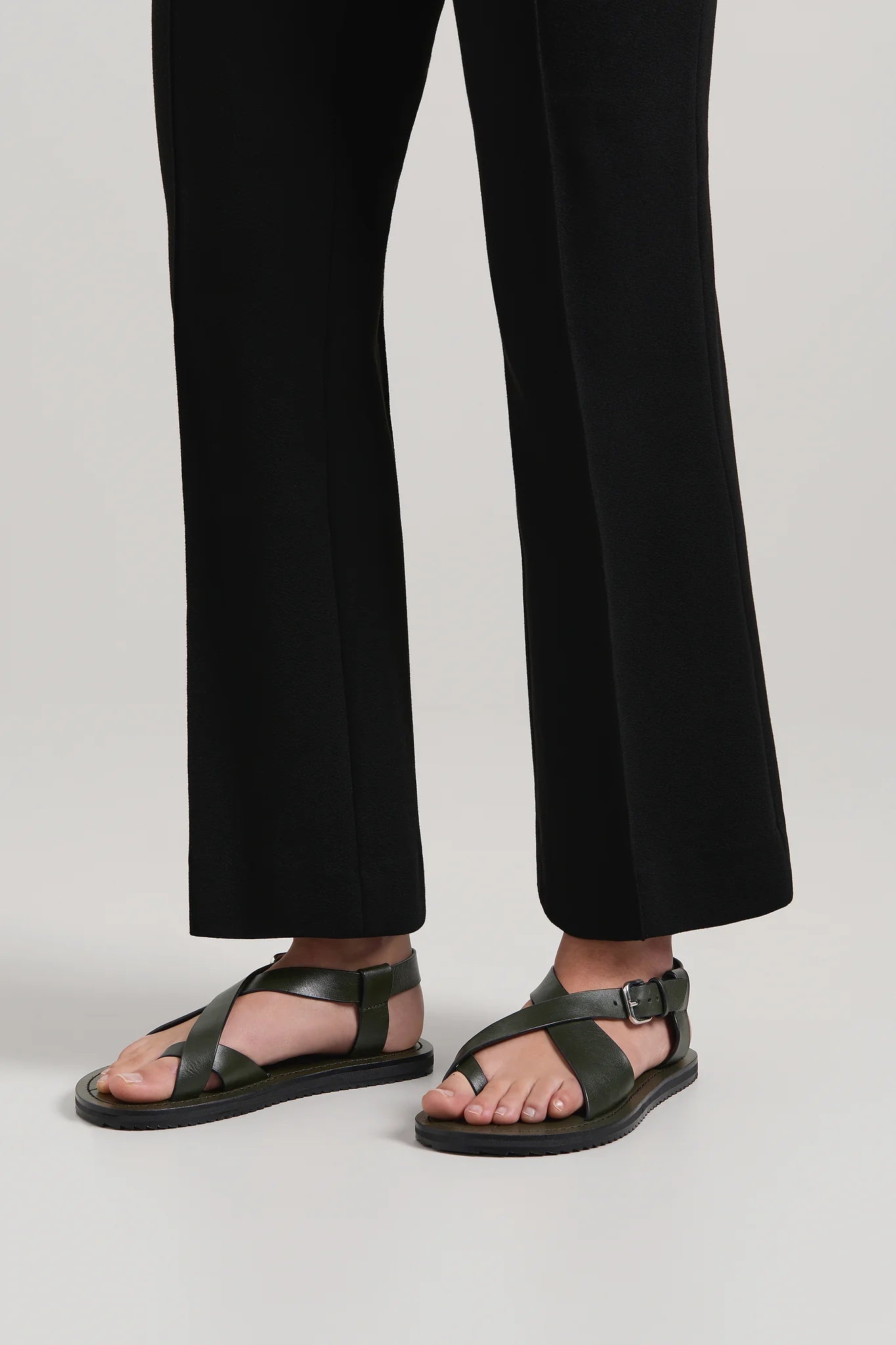 A Emery Ora Sandal in Forest