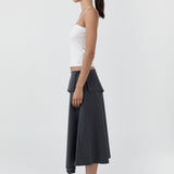 St Agni Organic Cotton Square Neck Cami in White