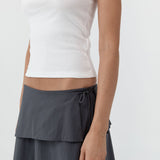 St Agni Organic Cotton Square Neck Cami in White