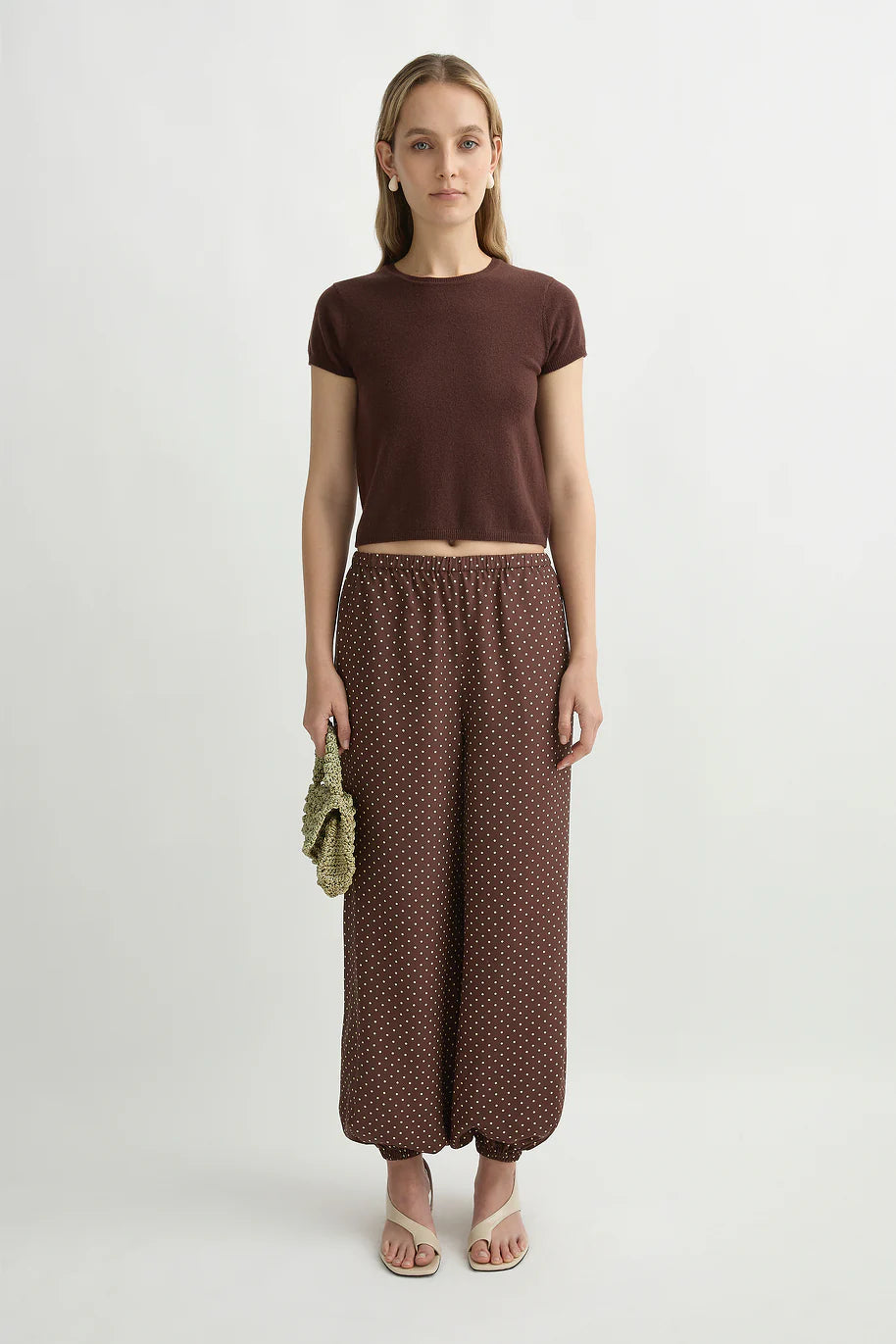 Posse Evie Pant in Chocolate and Vanilla