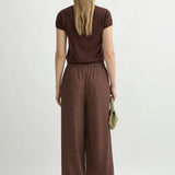 Posse Evie Pant in Chocolate and Vanilla