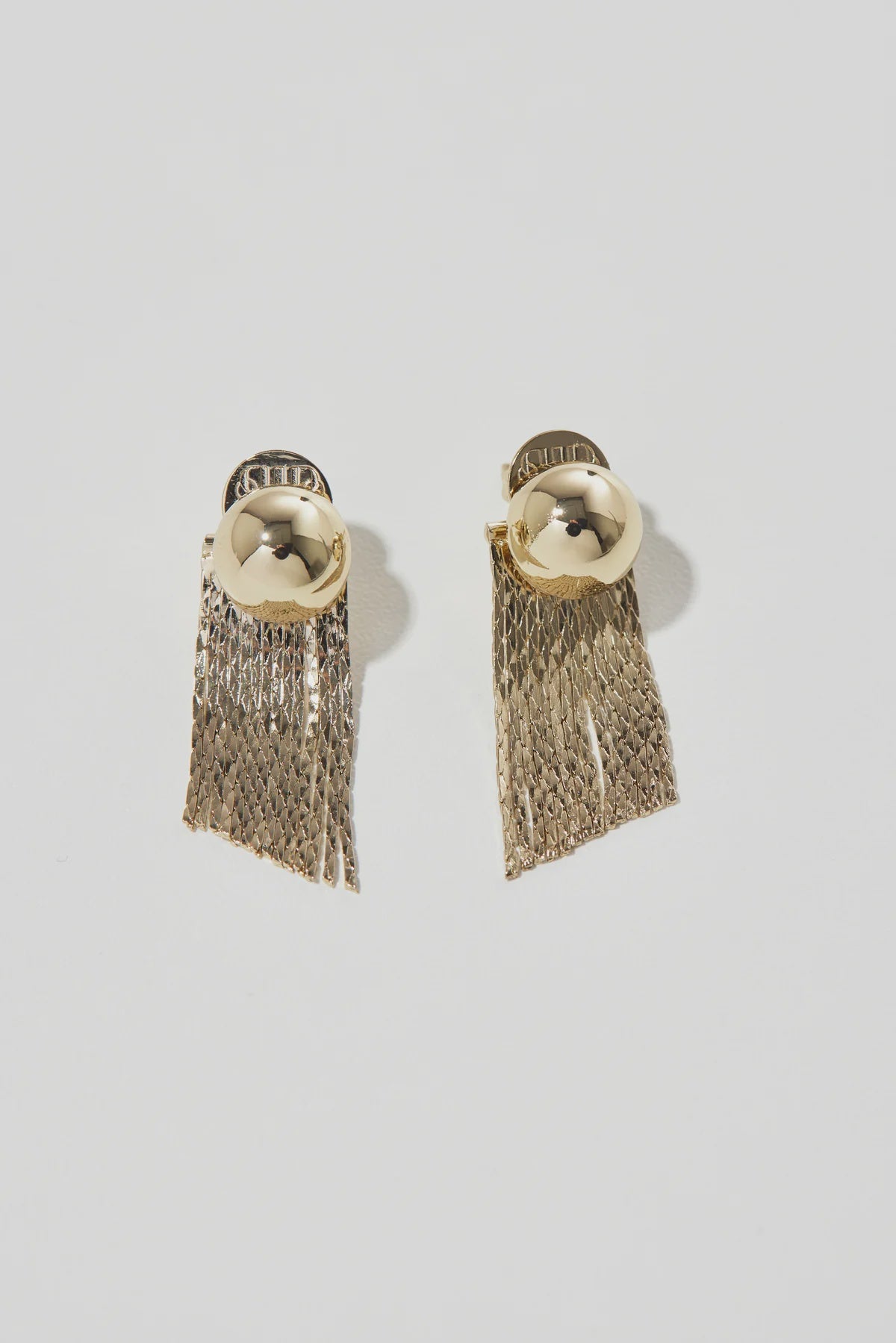 Pearl Octopuss.y Tiny Medusa Studs in Gold