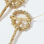 Pearl Octopuss.y Silencio Chained Brooch in Gold