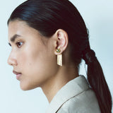 Pearl Octopuss.y Tiny Medusa Studs in Gold