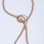 Pearl Octopuss.y Skinny Serpent Chain in Gold