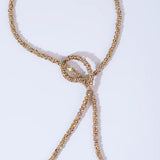 Pearl Octopuss.y Skinny Serpent Chain in Gold
