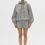 Camilla and Marc Pierce Check Anorak in Birch Check