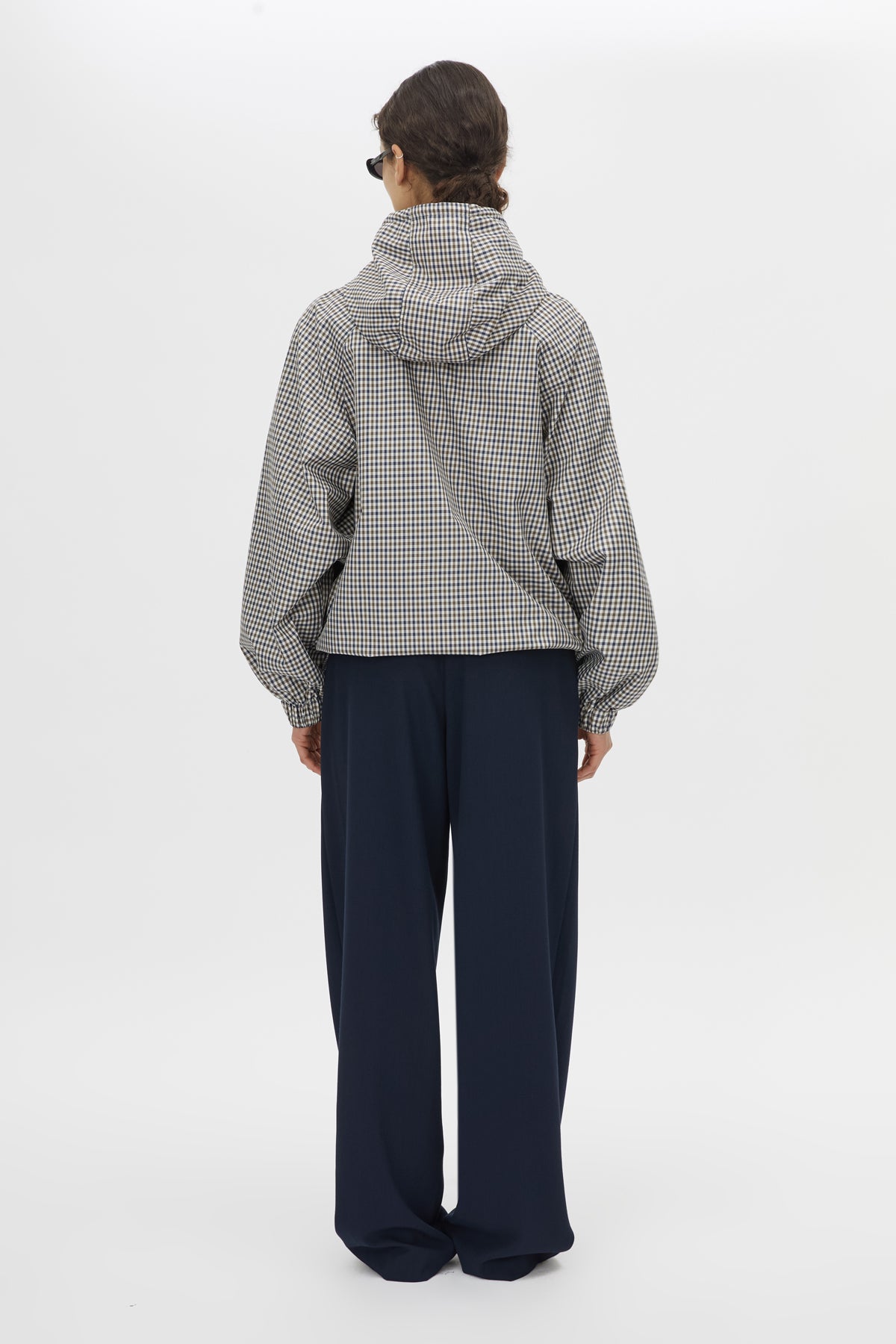 Camilla and Marc Pierce Check Anorak in Birch Check