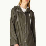 Ilse Jacobsen Rain228FR Rain Jacket in Army