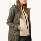 Ilse Jacobsen Rain228FR Rain Jacket in Army