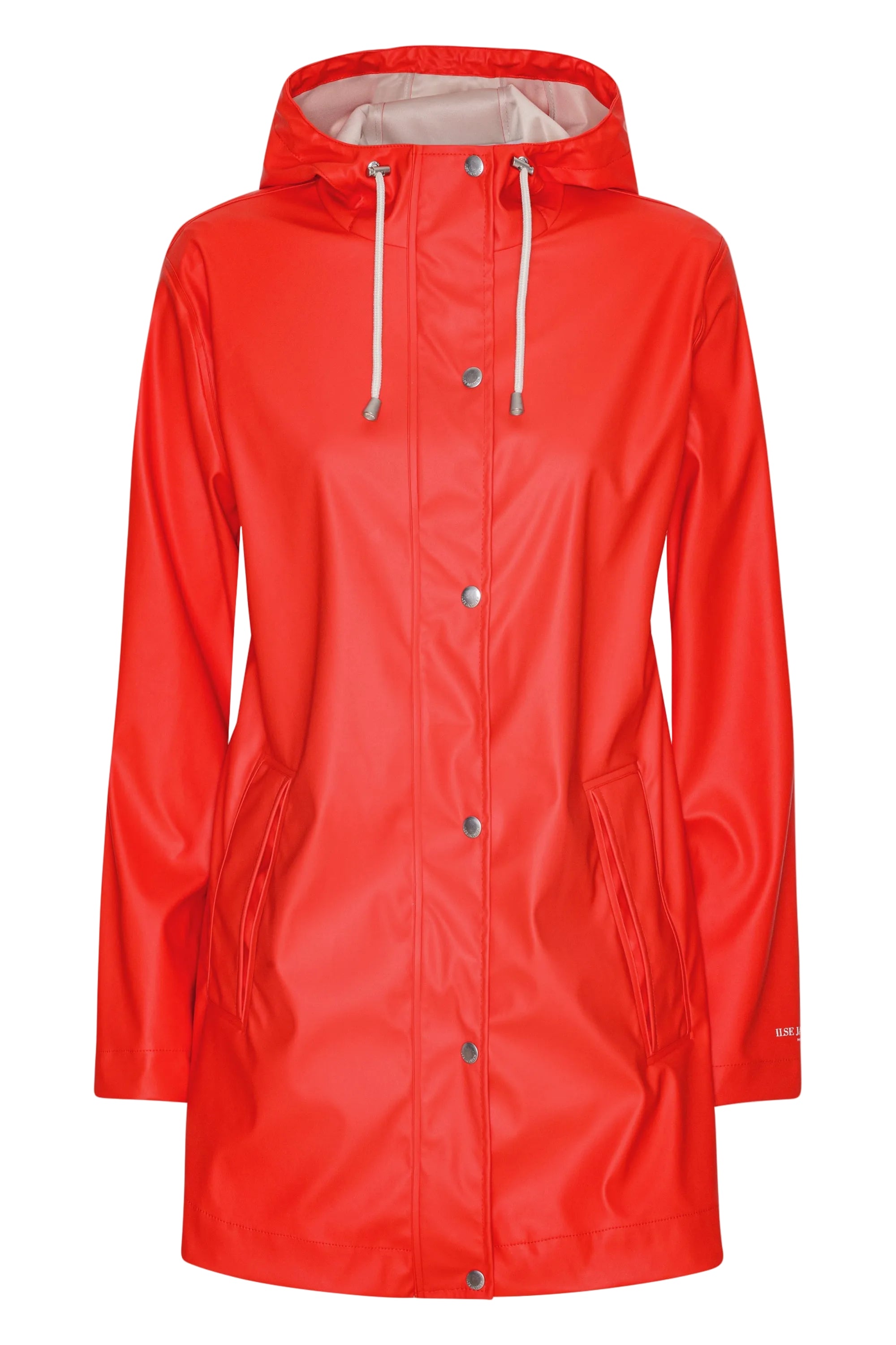 Ilse Jacobsen | Rain228FR Rain Jacket in Fire | Denim Iniquity