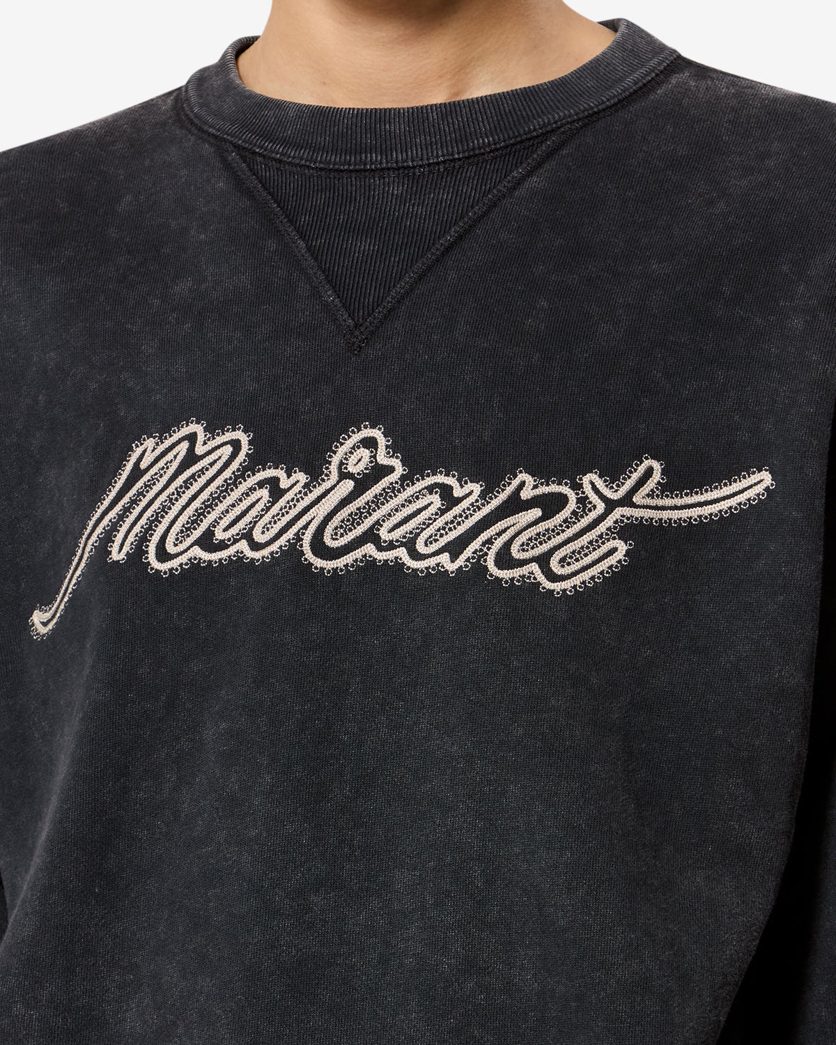 Isabel Marant Rise Sweatshirt in Faded Black - outfit inspiration