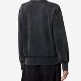 Isabel Marant Rise Sweatshirt in Faded Black - styled look