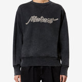 Isabel Marant Rise Sweatshirt in Faded Black - detail view