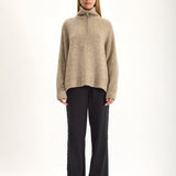 Jac and Jack Rook Sweater in Jute Fleck