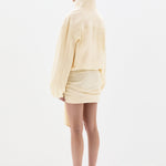 Sir Arla Bomber Jacket in Cream - styled look