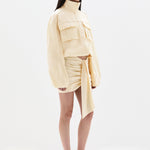 Sir Arla Bomber Jacket in Cream - outfit inspiration