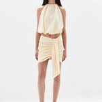 Sir Arla Bubble Top in Cream - side view