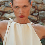 Sir Arla Bubble Top in Cream - detail view