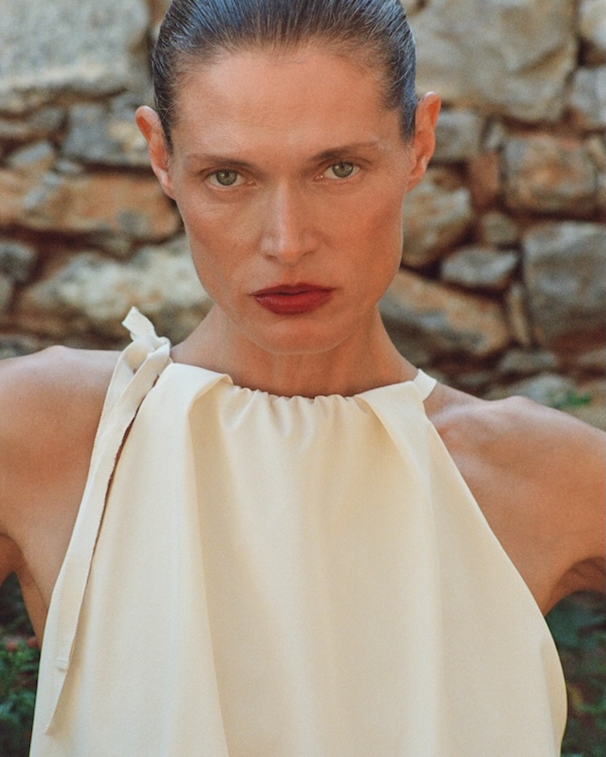 Sir Arla Bubble Top in Cream - detail view