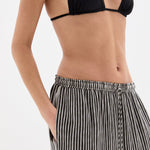 Sir Marlowe Harem Pant in Monochrome Stripe - outfit inspiration