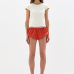 Sir Yes SIR. Fitted T-Shirt in Ivory Yellow - styled look