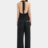 Sir Montparnasse Halter Top in Black