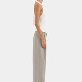 Sir Montparnasse Halter Top in Ivory Lemon